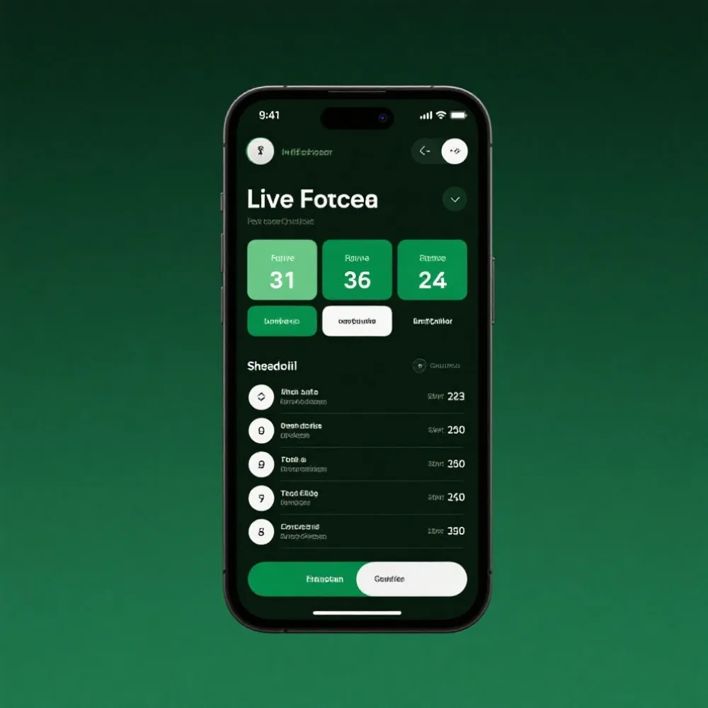 世界杯赛程与比分移动端界面示意图